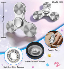 ATESSON fidget spinner in action showing quick, quiet rotation