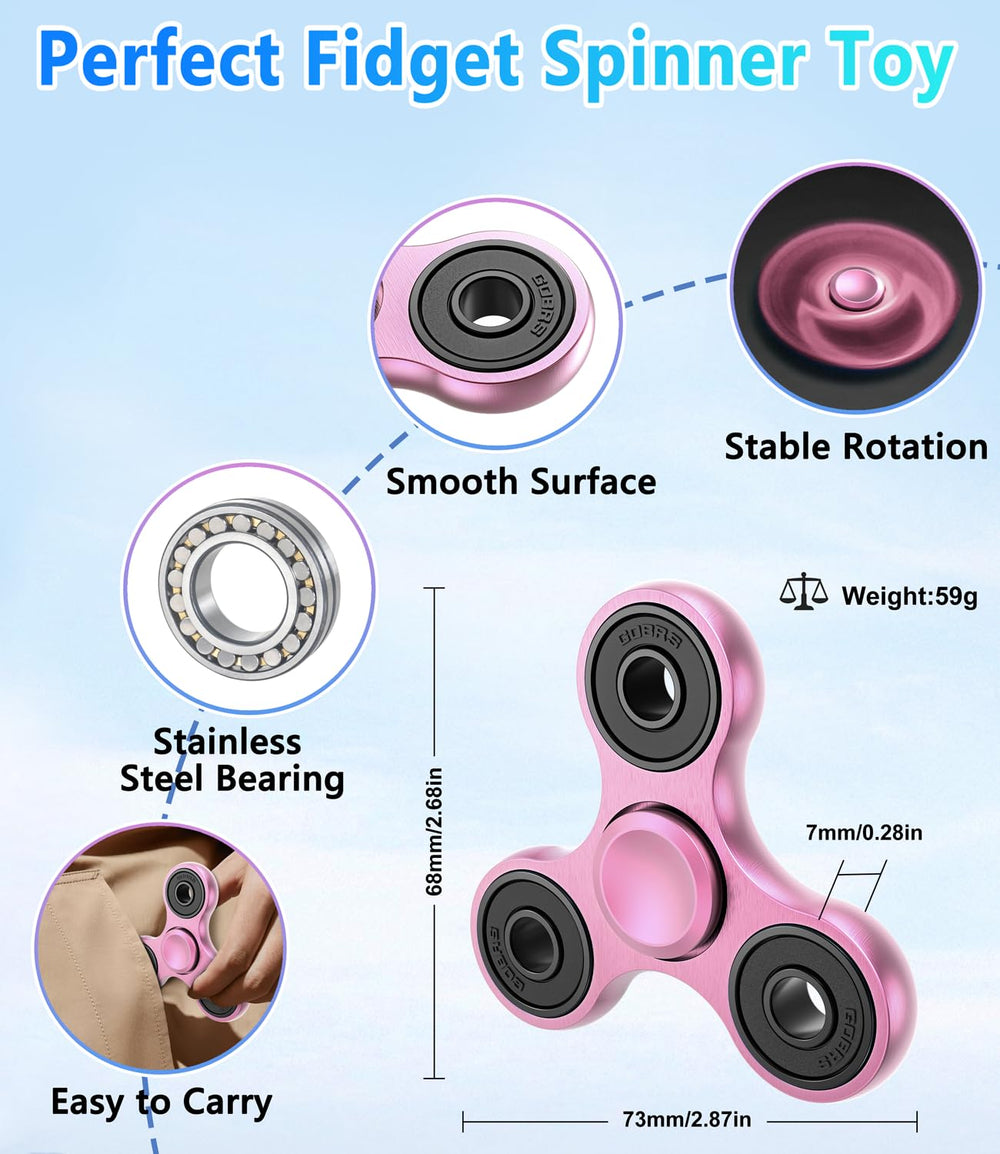 ATESSON spinner in hand demonstrates weighty quality and fast spins