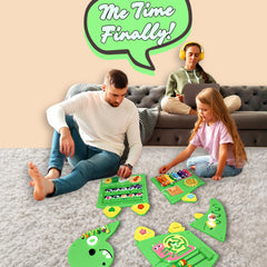 AthomBear dinosaur wall busy board Montessori-inspired play on wall.