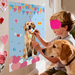 Atiloy 36 heart stickers to decorate the dog poster
