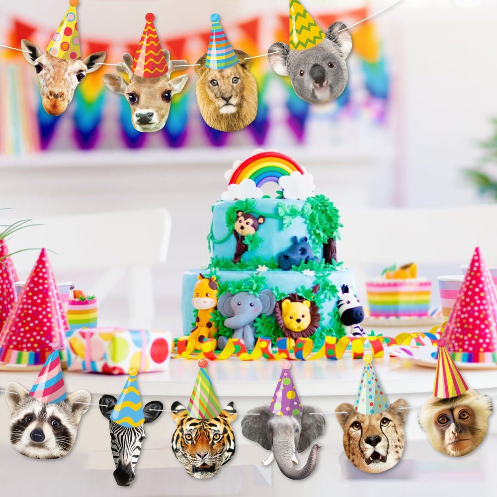 Atiloy Safari rhino banner supports bold safari accents and playful photos