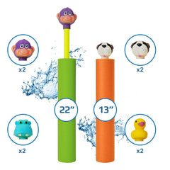 Atlasonix Water Blaster 8-pack side view for group play