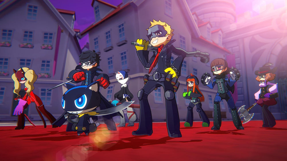 Atlus Persona 5 Tactica team lineup signaling strategic squad building.
