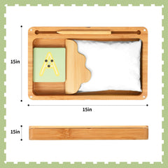 AtMini sand tray arrives gift-ready in a beautiful box