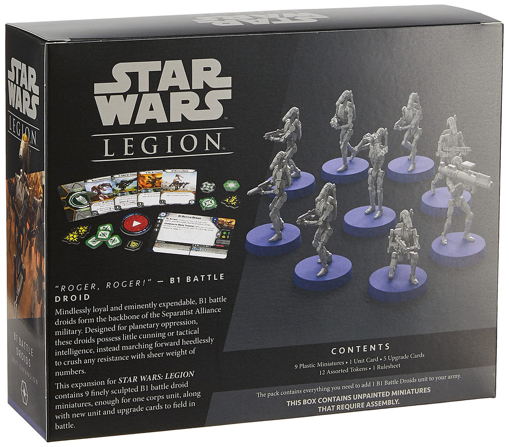 Atomic Mass Games B1 battle droids with heavy weapons add frontline firepower and tactical options.