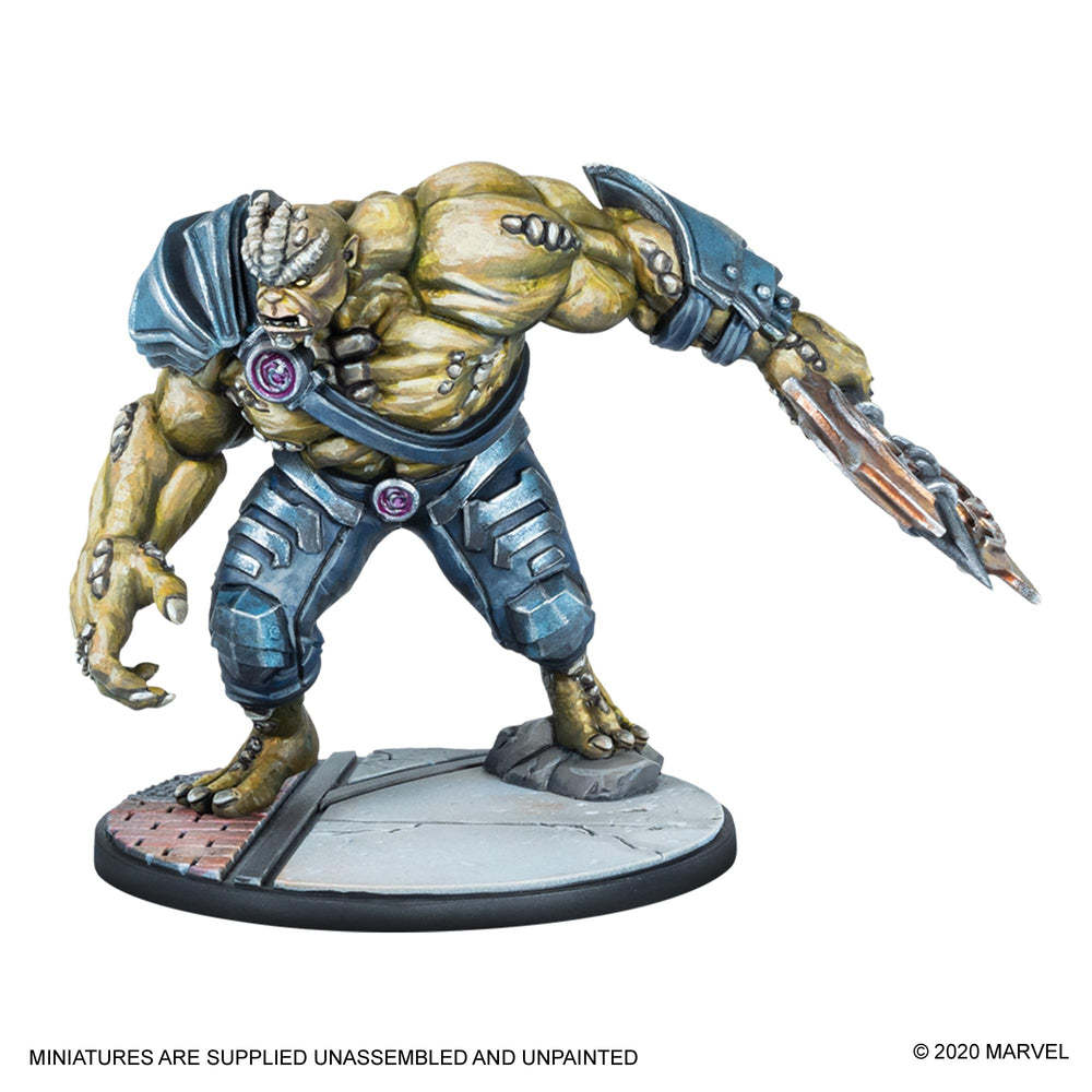 Atomic Mass Games' Ebony Maw manipulation-focused figure enables strategic psychic plays on the board.