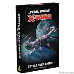 Atomic Mass Games Star Wars X-Wing Endor scenario pack cover for cinematic battles