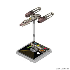 Atomic Mass Games Y-wing miniature offers versatile heavy support for Scum forces.