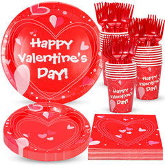 Atonofun valentines-dinner-plates on a romantic table for 24 guests