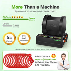 Durable drive system on the AtoRock A3 built for years of professional use.