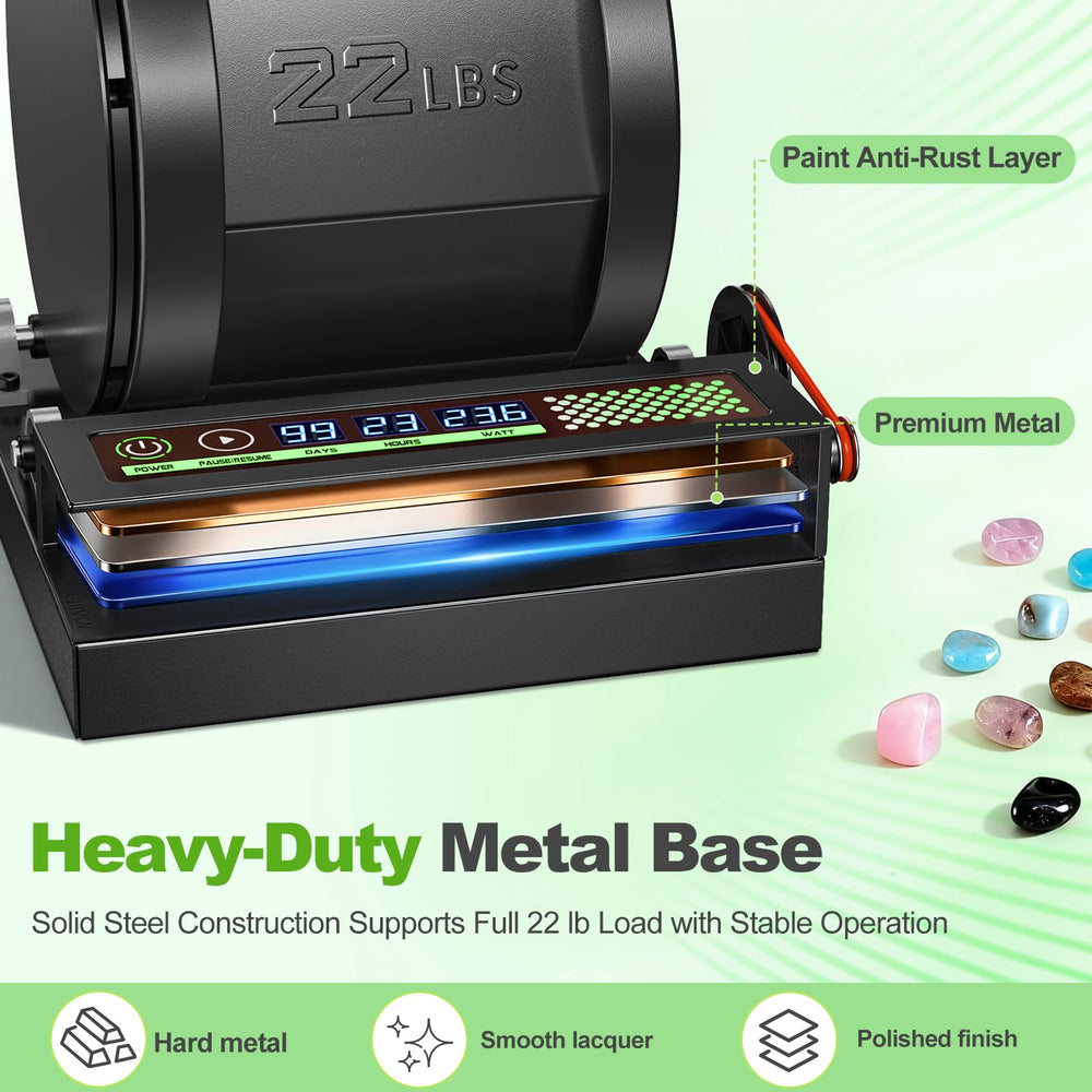 Secure-seal barrel lid with six twist knobs on the AtoRock A3.