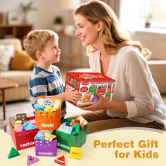 Atoylink Shape Sorter gift packaging makes a thoughtful toddler gift option