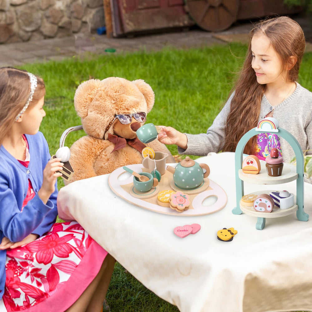 Atoylink cups and saucers invite gentle, kid-friendly tea time rituals.