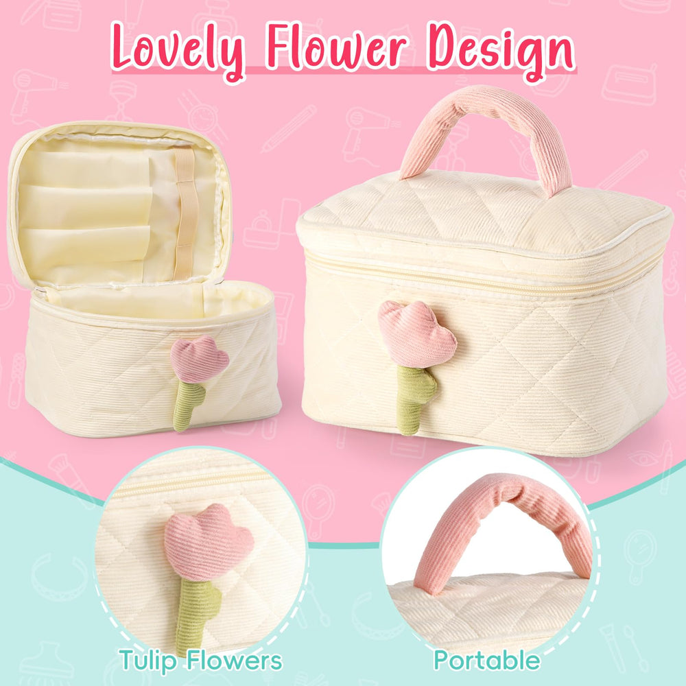 Atoylink wooden makeup toy set features a comb and bracelet for styling fun