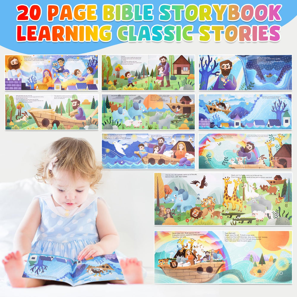 ATOYUS Bible Story Book for reading time adventures.