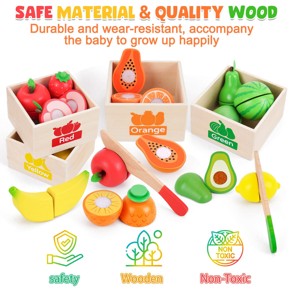 ATOYUS toddler kitchen toy pieces designed for safe, creative role play at home.