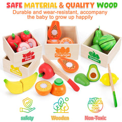 ATOYUS toddler kitchen toy pieces designed for safe, creative role play at home.