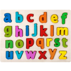 Attmu Alphabet Puzzle Board with lowercase letters for early recognition and hands-on learning