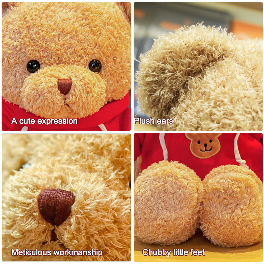 AUCOOMA plush bear fabric soft PP cotton for gentle touch