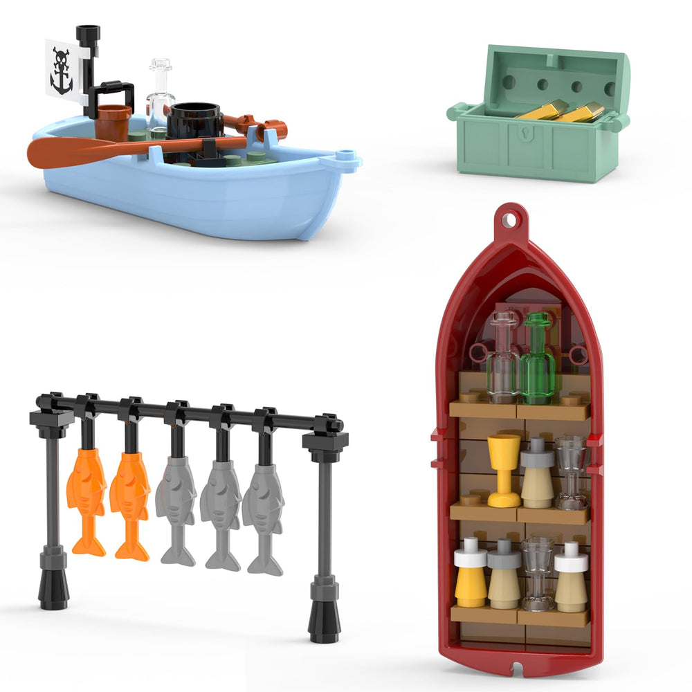 Audaxly pirate shipwreck interactive parts invite hands-on play with moving elements.