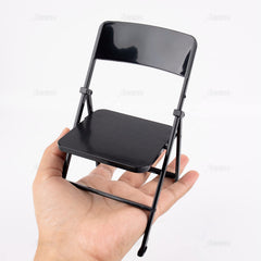 AUEAR 1/6 scale black doll chair with detailed tiny features