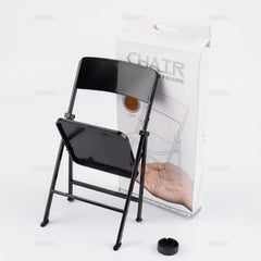 AUEAR plastic alloy mini chair in black for compact display