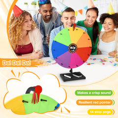 AugFir prize wheel spins with a crisp sound that heightens game excitement.