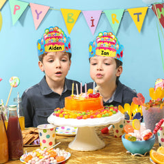 AUGTHEEP Durable cardstock hats withstand active party activities