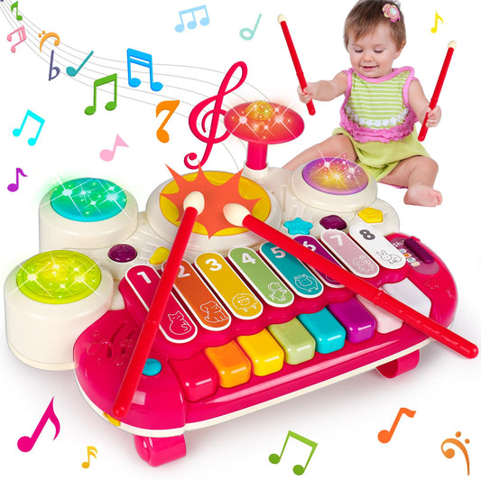 AugToy 3-in-1 musical toy piano invites early rhythm for toddlers.