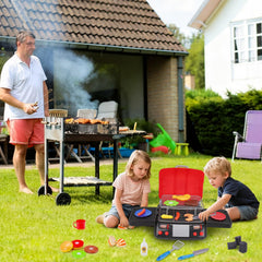 AugToy grill durable plastic withstands outdoor use and rough play