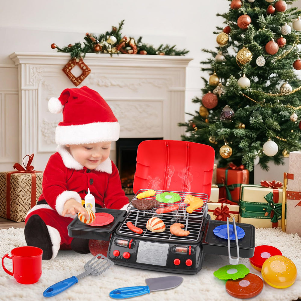 AugToy Kids Grill smoke effect adds realistic ambience without heat