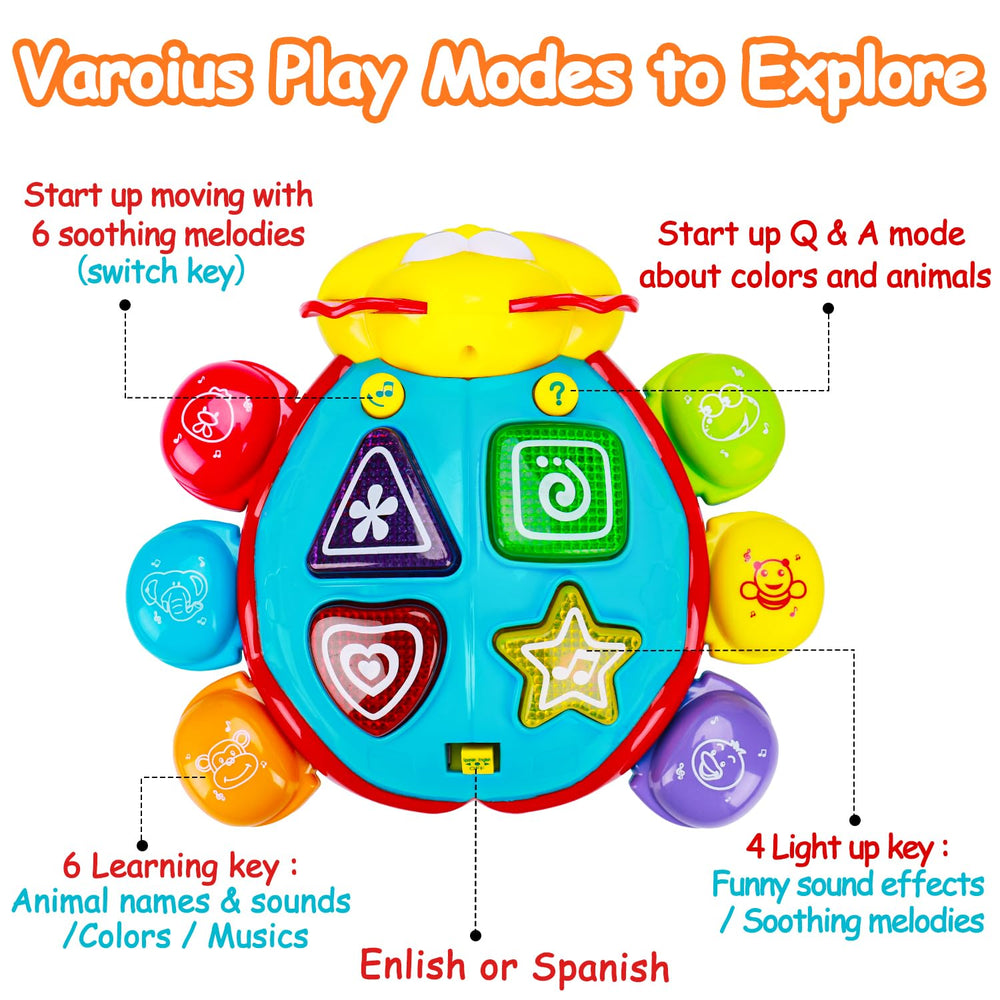 AugToy ladybug gift idea for Easter or birthdays with developmental play