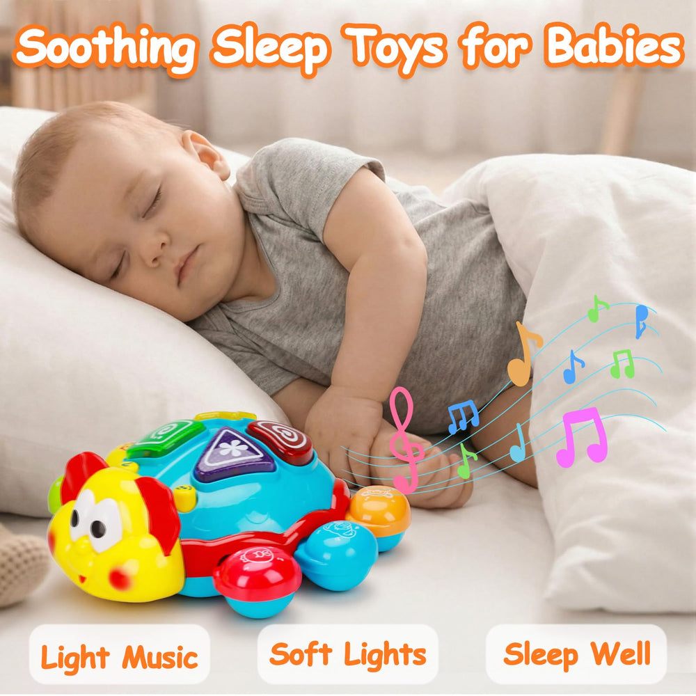 AugToy musical light up toy supports visual tracking and auditory awareness
