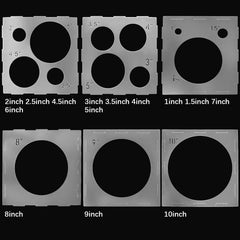 Auihiay 1-10 inch holes enable versatile sizing for many event styles
