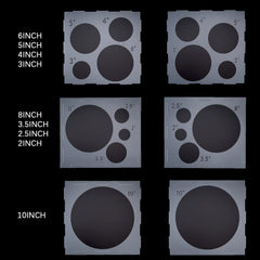 Auihiay balloon sizer box assembled for quick, consistent arch creation.