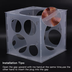 Auihiay sturdy plastic construction offers durability for repeated events