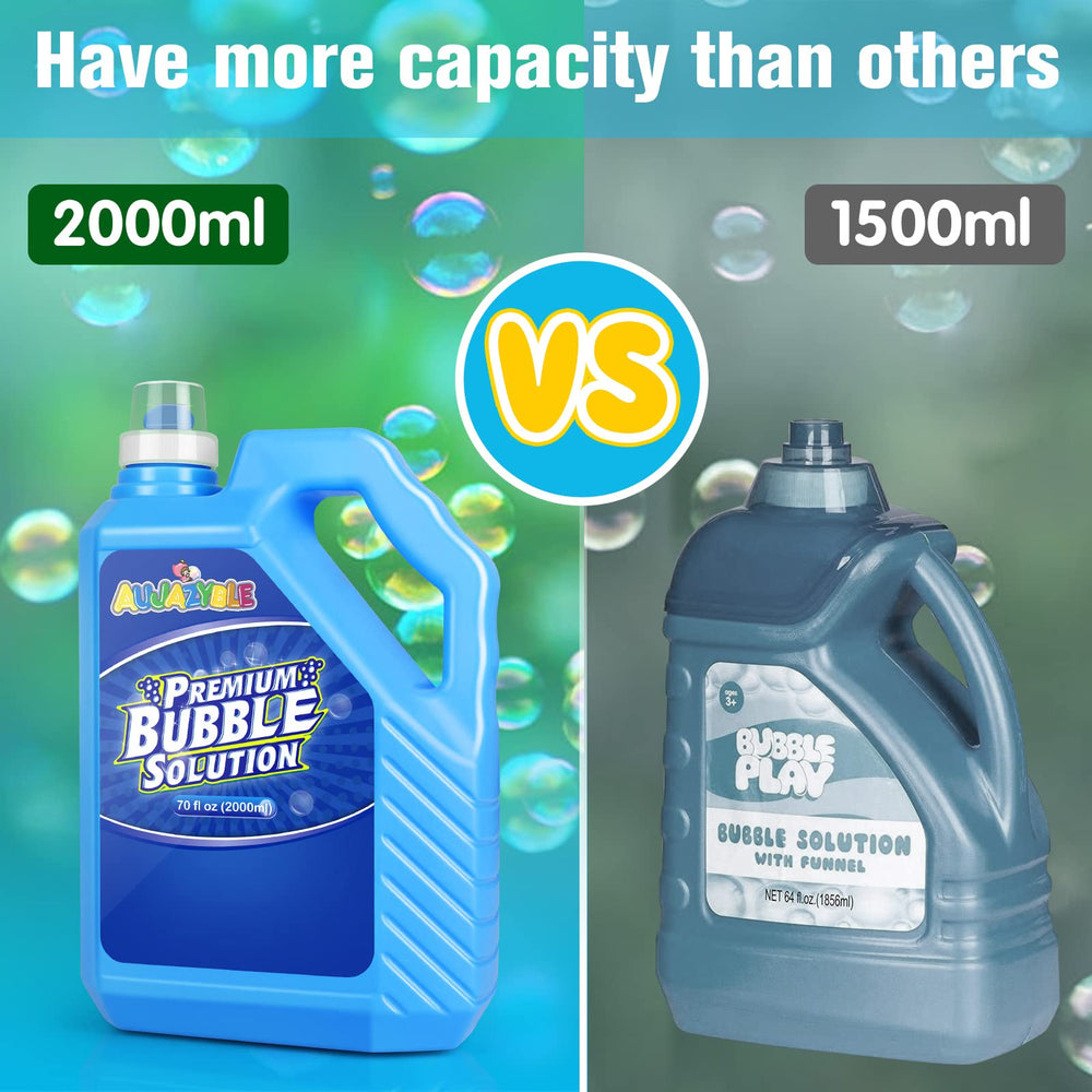 No pre-mixing required with Aujazyble ready-to-use solution.