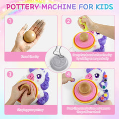 Aujazyble air-dried clay packs with wheel, easy to model and let imaginations flow.