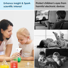 AUKCLAX kid-friendly design invites hands-on learning and discovery.