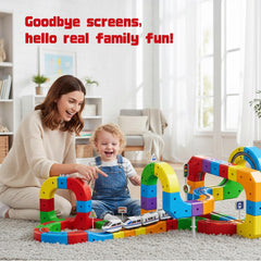 AUKTWE gift-ready set inspires teamwork and adventures during playtime.
