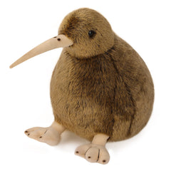Auluda Kiwi Bird plush face offers a cute bedtime companion.