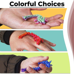 AUMEILLER dragon with flexible joints enabling dynamic poses