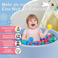 Aunekiv ball pit CPC-certified safety branding visible
