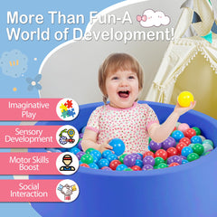 Aunekiv ball pit CPC-certified safety logo indicating trusted quality.