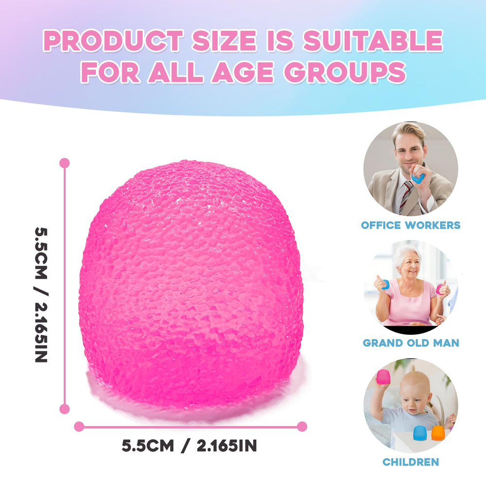 AuraGlaze squishy fidget purple, compact squeeze ball for hands-on calm.