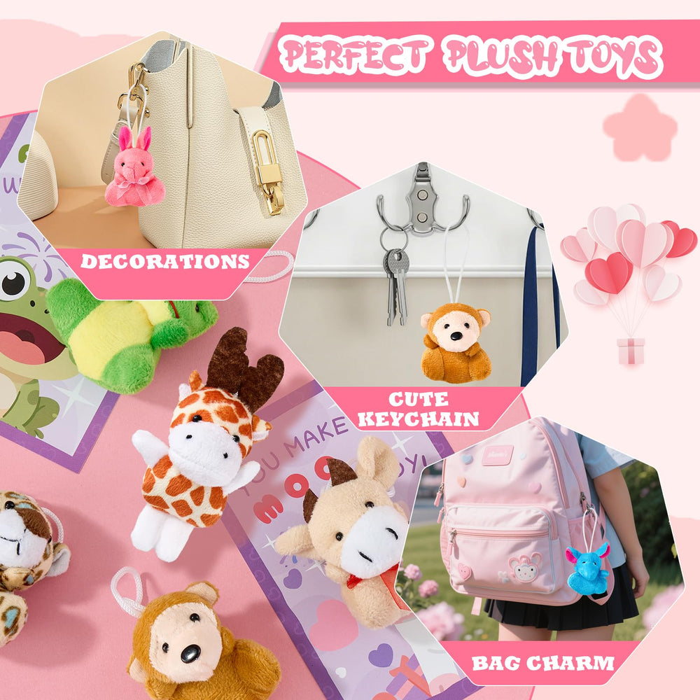 Aurdox non-candy valentines plush, soft keepsakes for desks and bags