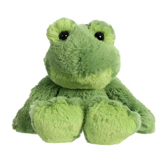 Aurora Fernando Frog Mini Flopsie front view, perfect for cuddling and imaginative play.