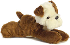 Aurora Semper Fi plush features soft brown and white fur for cozy cuddles.