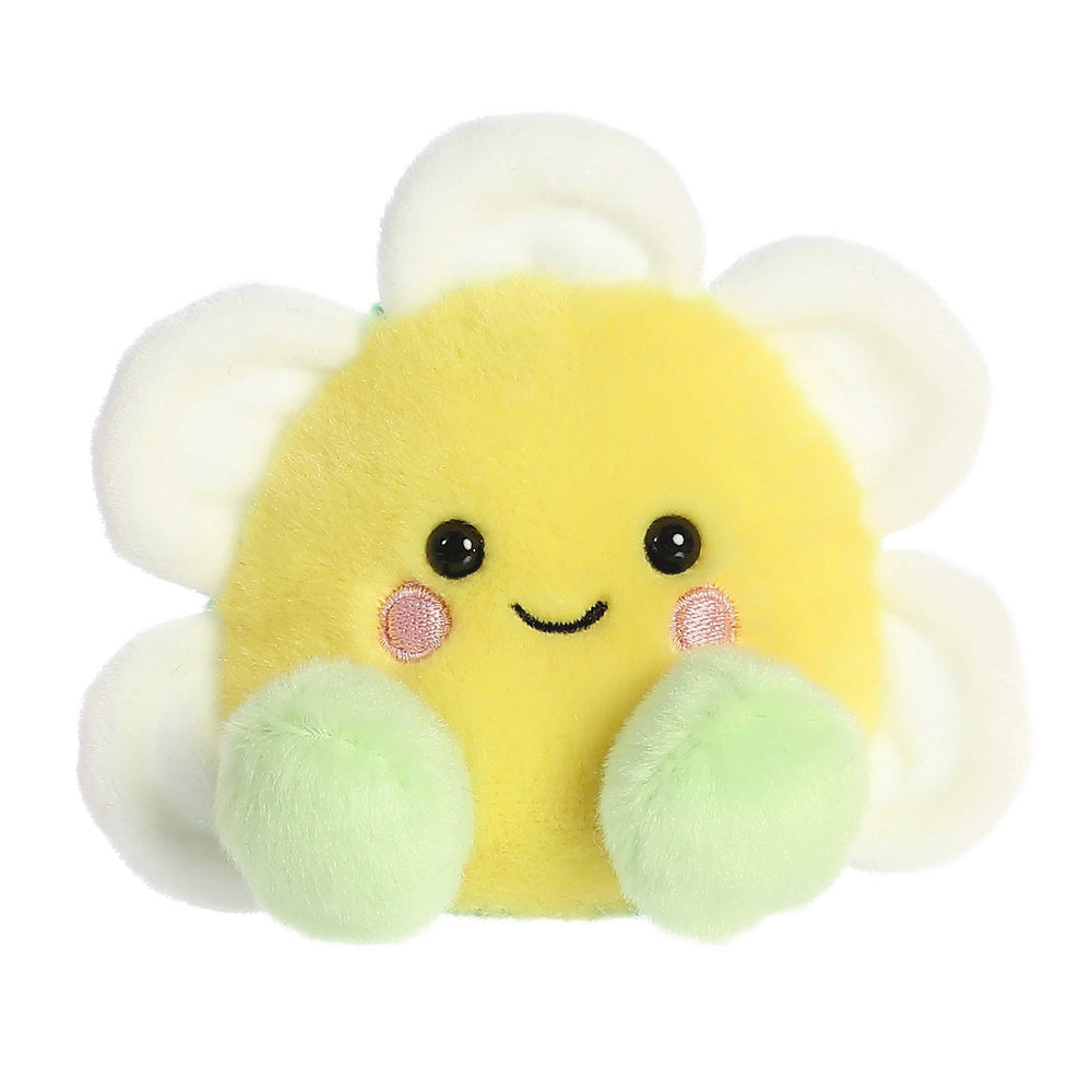 Aurora Deon Daisy Palm Pals front view with sunny yellow face ready for hugs