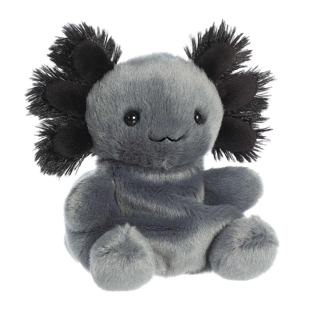 Aurora Onyx Axolotl Palm Pals handheld view for portable play and display